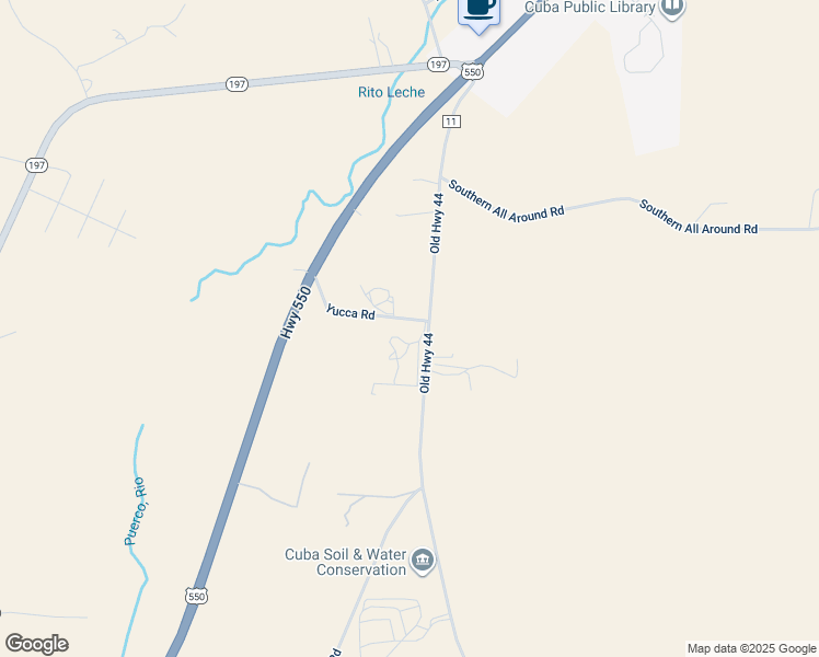 map of restaurants, bars, coffee shops, grocery stores, and more near 28 Yucca Road in Cuba