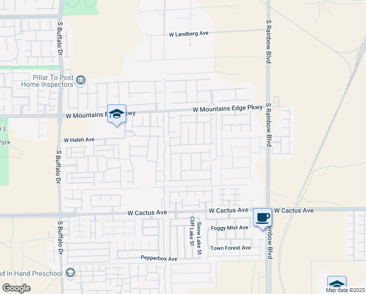 map of restaurants, bars, coffee shops, grocery stores, and more near 7247 Cabarita Avenue in Las Vegas