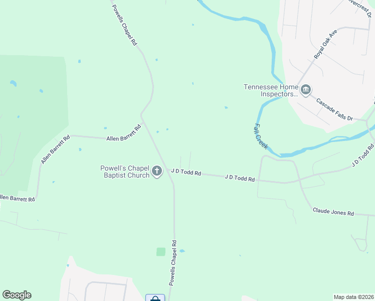 map of restaurants, bars, coffee shops, grocery stores, and more near 2414 J D Todd Road in Murfreesboro