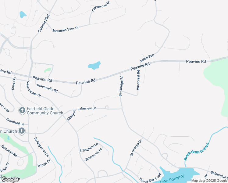 map of restaurants, bars, coffee shops, grocery stores, and more near 130 Cliffside Drive in Crossville