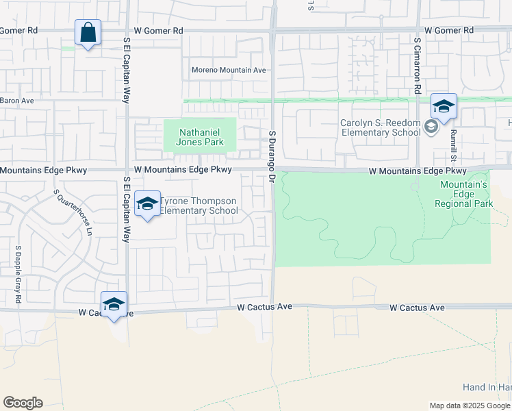 map of restaurants, bars, coffee shops, grocery stores, and more near 10212 Cougar Crossing Street in Las Vegas