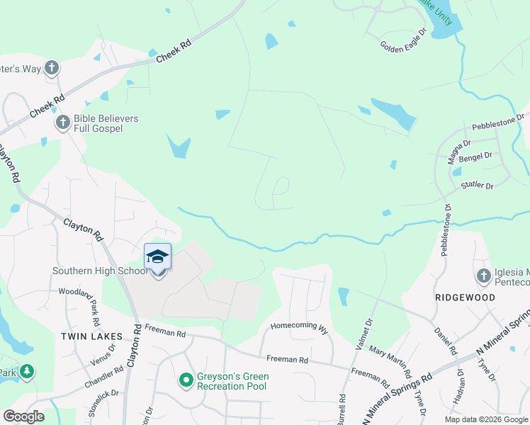 map of restaurants, bars, coffee shops, grocery stores, and more near 1100 Goldendale Drive in Durham