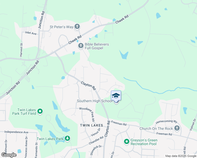 map of restaurants, bars, coffee shops, grocery stores, and more near 1005 Glenrose Drive in Durham