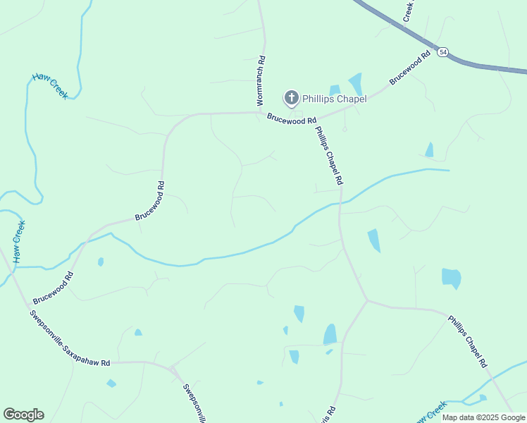 map of restaurants, bars, coffee shops, grocery stores, and more near 1716 Old Carriage Court in Haw River