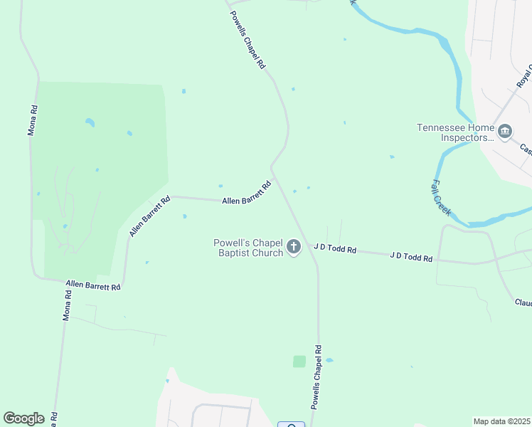 map of restaurants, bars, coffee shops, grocery stores, and more near 8911 Powells Chapel Road in Murfreesboro
