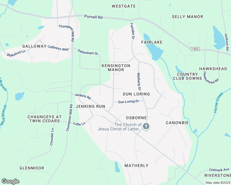map of restaurants, bars, coffee shops, grocery stores, and more near 7628 Kensington Manor Lane in Wake Forest
