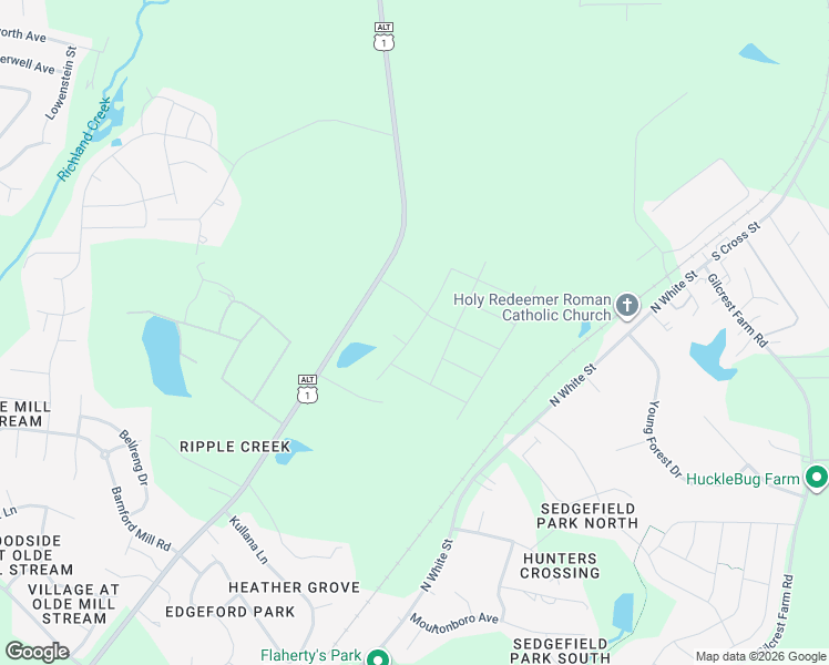 map of restaurants, bars, coffee shops, grocery stores, and more near 823 Youngsville Boulevard South in Wake Forest