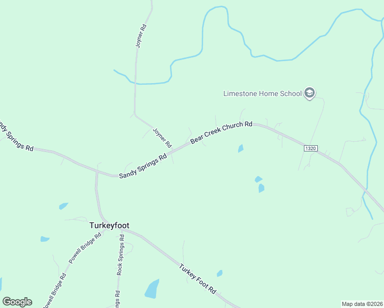 map of restaurants, bars, coffee shops, grocery stores, and more near 1587 Bear Creek Church Road in Mocksville