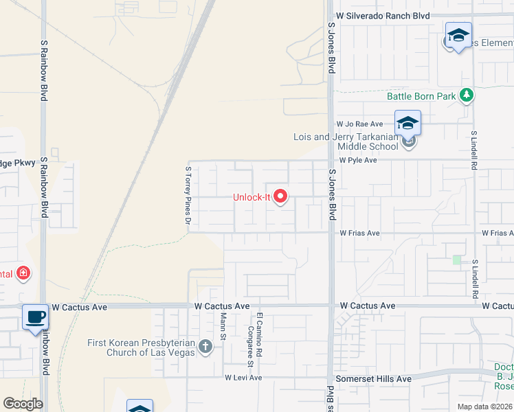 map of restaurants, bars, coffee shops, grocery stores, and more near 10222 June Flower Drive in Las Vegas