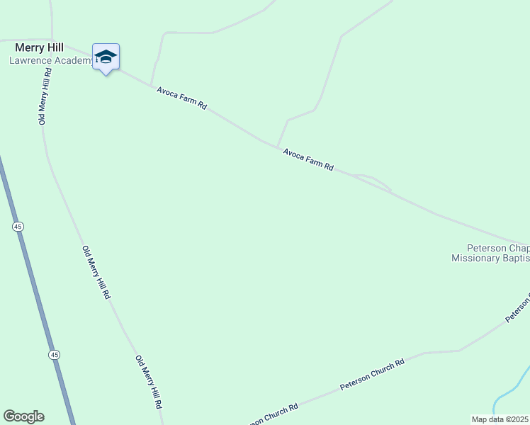 map of restaurants, bars, coffee shops, grocery stores, and more near 324 Avoca Farm Road in Merry Hill