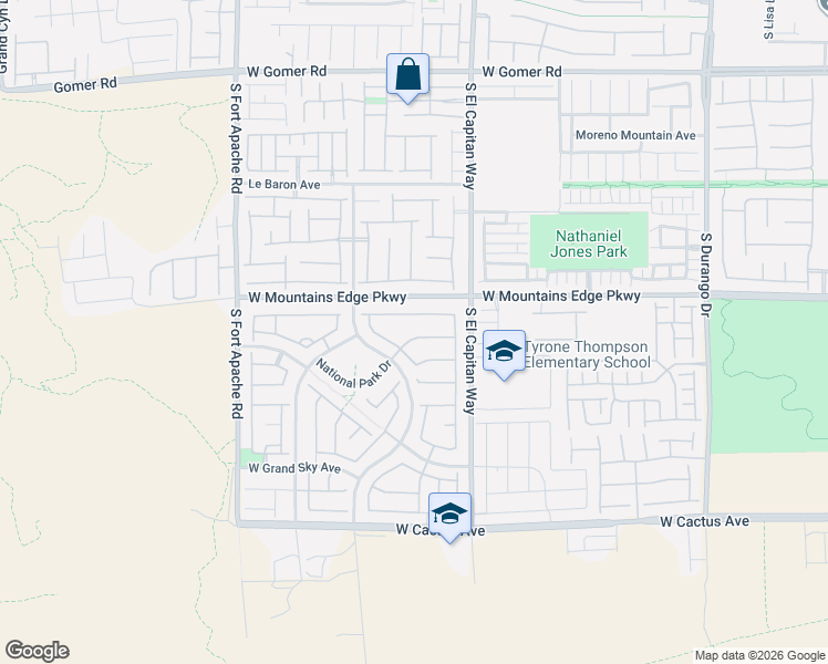 map of restaurants, bars, coffee shops, grocery stores, and more near 9103 Sage Thicket Avenue in Las Vegas
