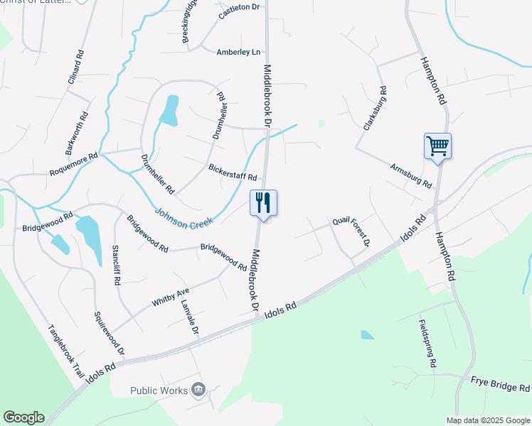 map of restaurants, bars, coffee shops, grocery stores, and more near 6632 Clemmons Court in Clemmons