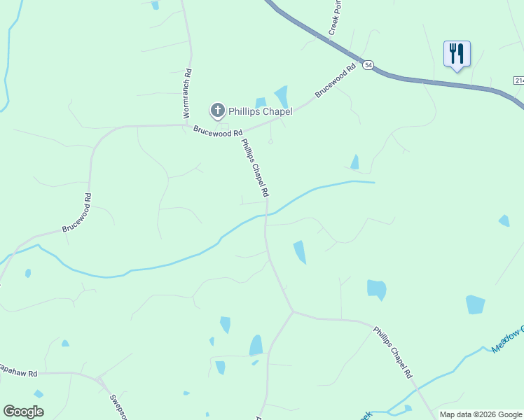 map of restaurants, bars, coffee shops, grocery stores, and more near 2000-2016 Winn Creek Dr in Haw River