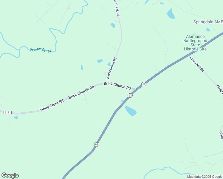 map of restaurants, bars, coffee shops, grocery stores, and more near 4274 Brick Church Road in Burlington