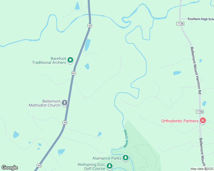 map of restaurants, bars, coffee shops, grocery stores, and more near 1580 Watkins Road in Burlington