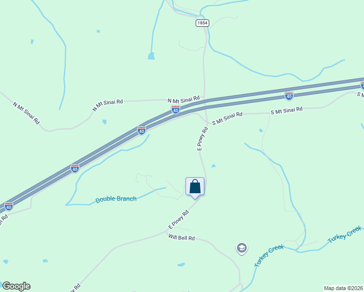 map of restaurants, bars, coffee shops, grocery stores, and more near 1430 East Piney Road in Dickson
