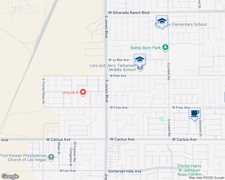map of restaurants, bars, coffee shops, grocery stores, and more near 6041 Dana Estates Way in Las Vegas