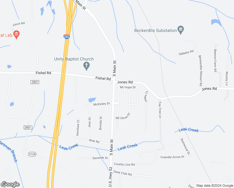 map of restaurants, bars, coffee shops, grocery stores, and more near 5149 Mount Hope Drive in Winston-Salem