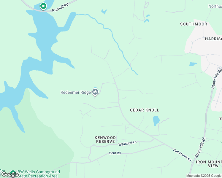 map of restaurants, bars, coffee shops, grocery stores, and more near 8017 Bud Morris Road in Wake Forest