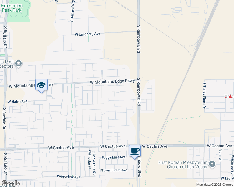 map of restaurants, bars, coffee shops, grocery stores, and more near 10166 Padona Hill Court in Las Vegas
