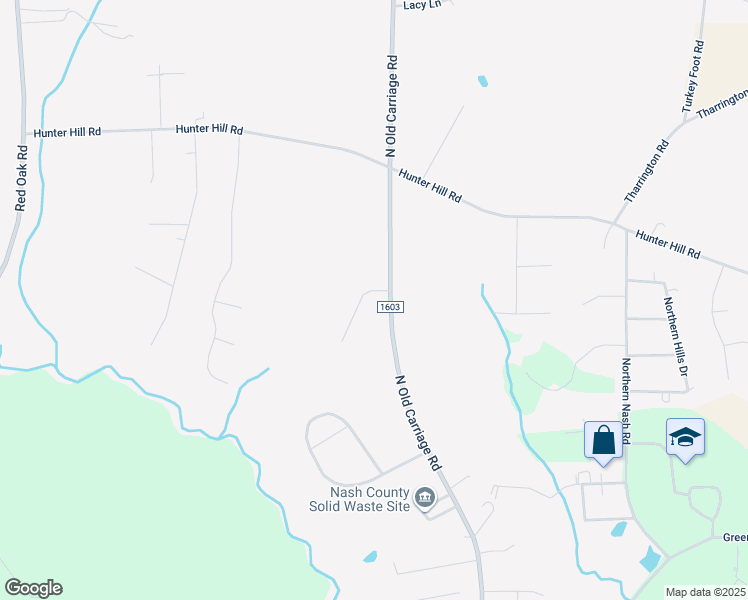 map of restaurants, bars, coffee shops, grocery stores, and more near 2423 Hermitage Road in Rocky Mount