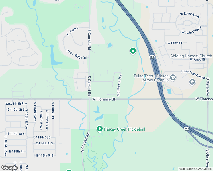 map of restaurants, bars, coffee shops, grocery stores, and more near 4608 West Durham Street in Broken Arrow