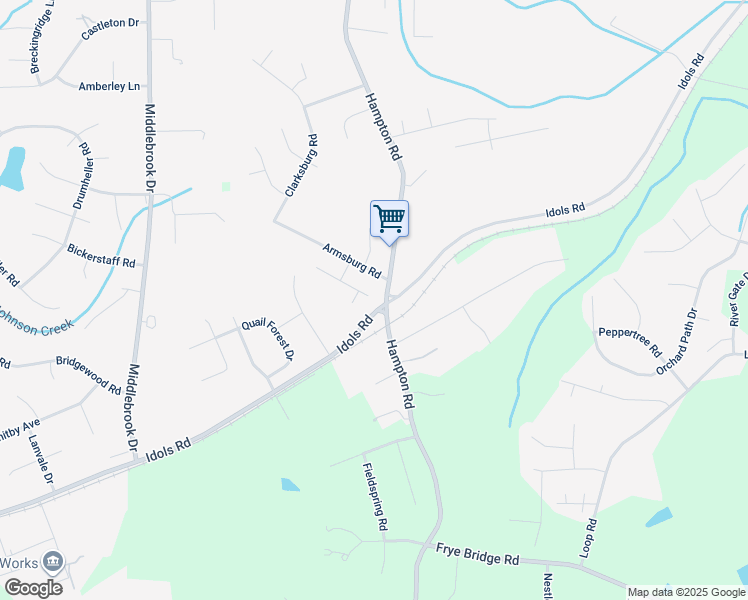 map of restaurants, bars, coffee shops, grocery stores, and more near 100 Stonburg Road in Clemmons