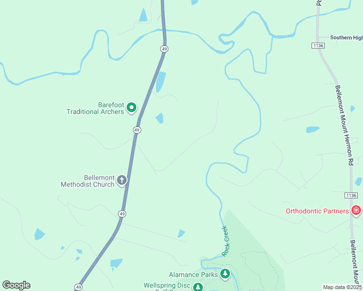 map of restaurants, bars, coffee shops, grocery stores, and more near 1603 Watkins Road in Burlington