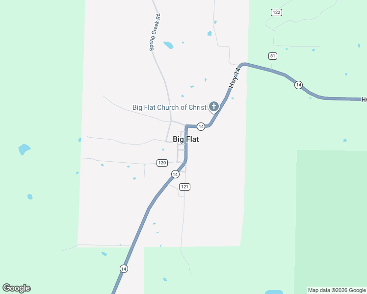 map of restaurants, bars, coffee shops, grocery stores, and more near 9684 2nd in Big Flat