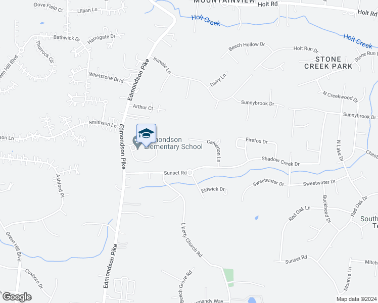 map of restaurants, bars, coffee shops, grocery stores, and more near 903 Sunset Road in Brentwood