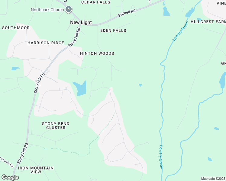 map of restaurants, bars, coffee shops, grocery stores, and more near 7612 Hasentree Way in Wake Forest