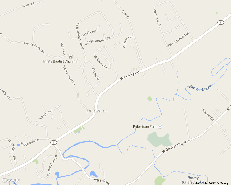 map of restaurants, bars, coffee shops, grocery stores, and more near 5522 West Emory Road in Powell