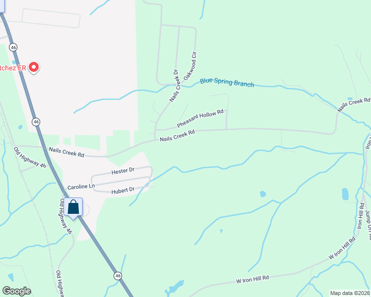 map of restaurants, bars, coffee shops, grocery stores, and more near 1320 Nails Creek Road in Dickson