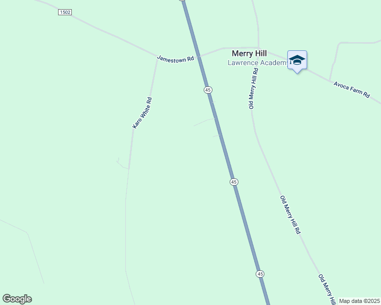 map of restaurants, bars, coffee shops, grocery stores, and more near 510 North Carolina 45 in Merry Hill