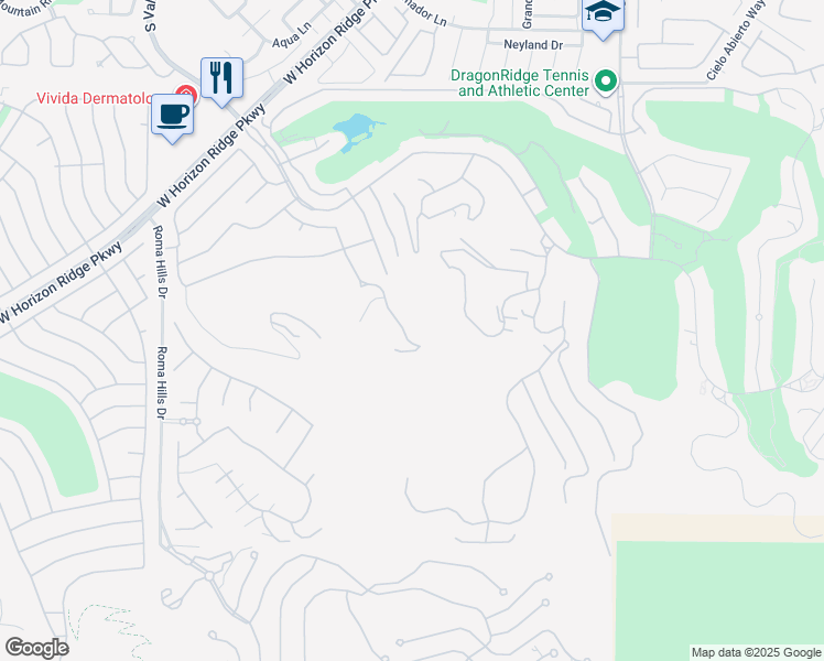 map of restaurants, bars, coffee shops, grocery stores, and more near 1599 Liege Drive in Henderson