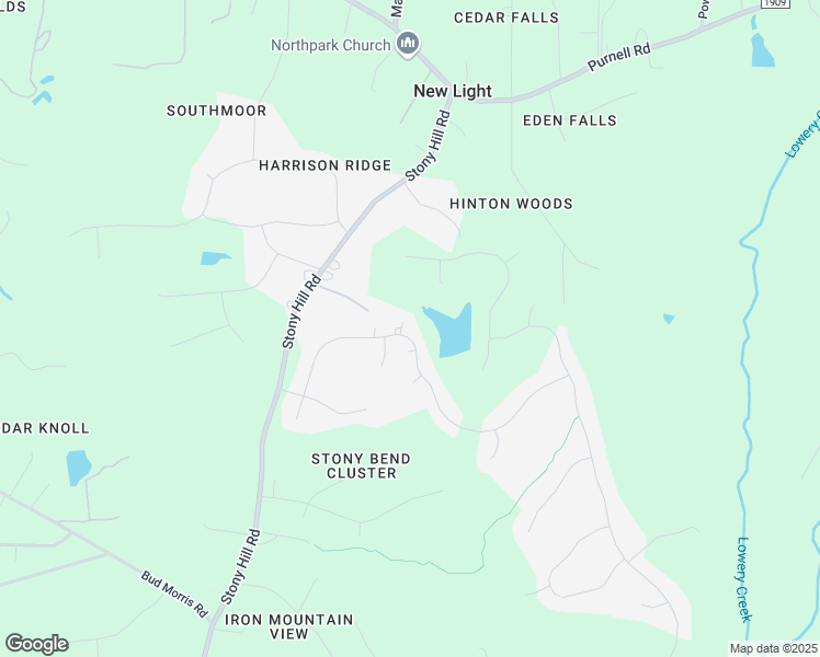 map of restaurants, bars, coffee shops, grocery stores, and more near 8200 Via Ridge Court in Wake Forest