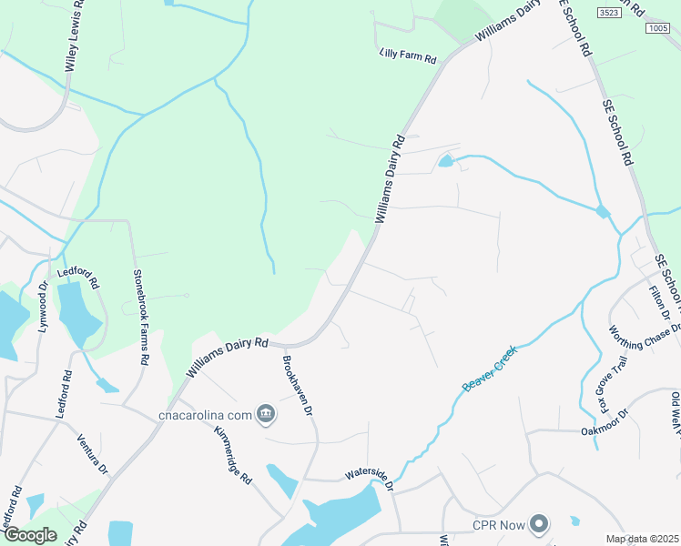 map of restaurants, bars, coffee shops, grocery stores, and more near 3742 Williams Dairy Road in Greensboro