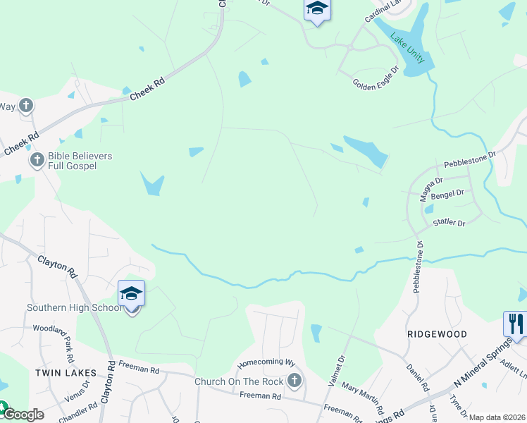 map of restaurants, bars, coffee shops, grocery stores, and more near 801 Avalon Road in Durham
