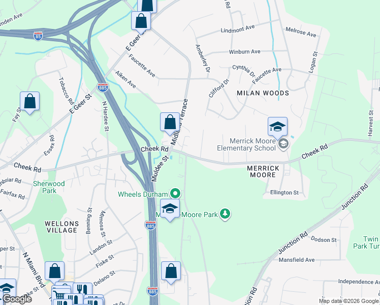 Walk Score Detail Map