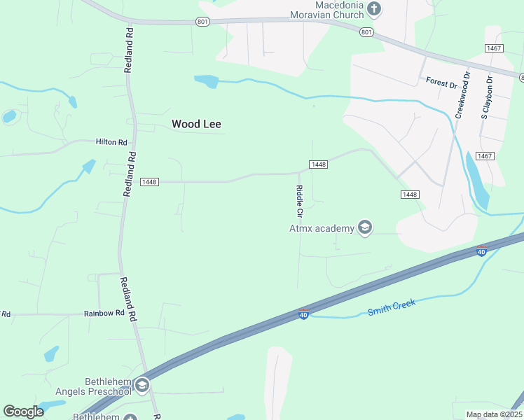 map of restaurants, bars, coffee shops, grocery stores, and more near 280 Gordon Drive in Advance