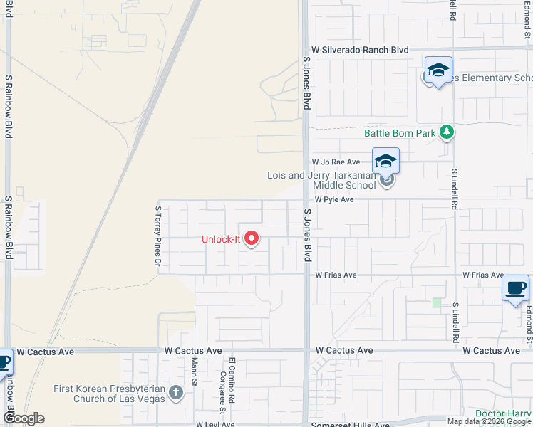 map of restaurants, bars, coffee shops, grocery stores, and more near 10130 Poppy Plant Street in Las Vegas