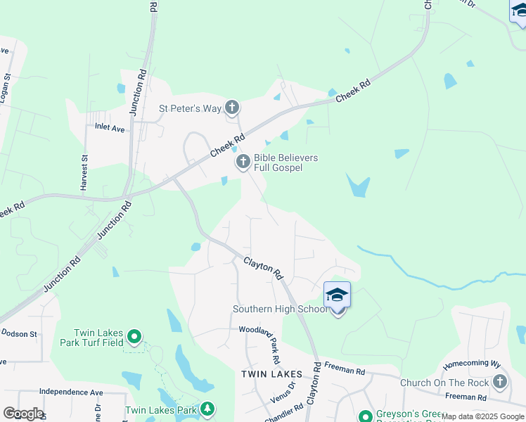 map of restaurants, bars, coffee shops, grocery stores, and more near 639 Hurley Road in Durham