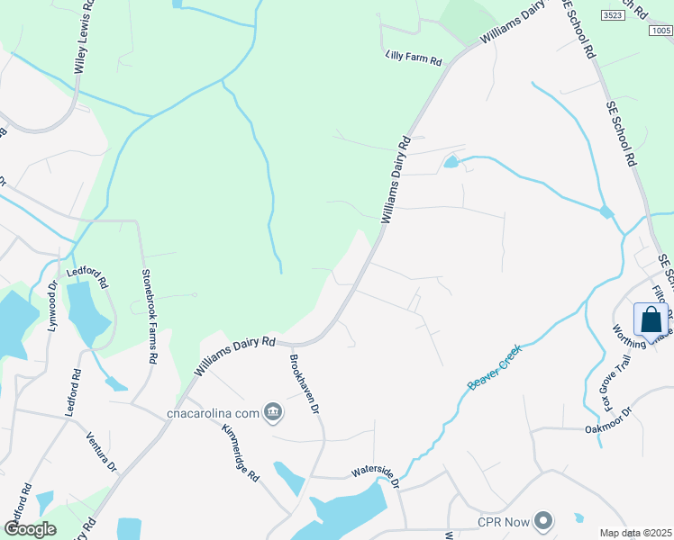 map of restaurants, bars, coffee shops, grocery stores, and more near 3742 Williams Dairy Road in Greensboro