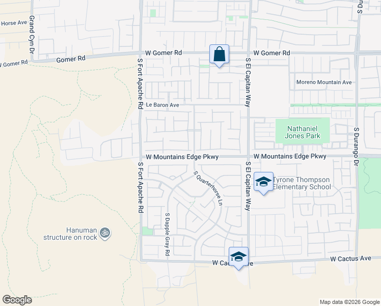 map of restaurants, bars, coffee shops, grocery stores, and more near 9213 Weeping Water Avenue in Las Vegas