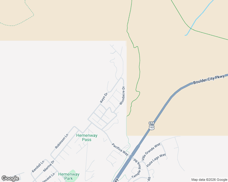 map of restaurants, bars, coffee shops, grocery stores, and more near 975 Keys Drive in Boulder City