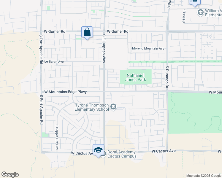 map of restaurants, bars, coffee shops, grocery stores, and more near 8959 Fox Season Avenue in Las Vegas