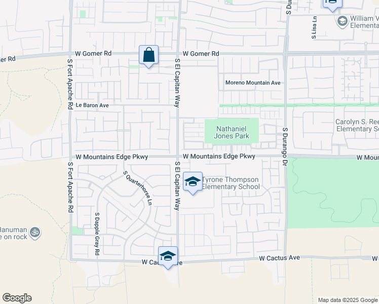 map of restaurants, bars, coffee shops, grocery stores, and more near 8959 Fox Season Avenue in Las Vegas