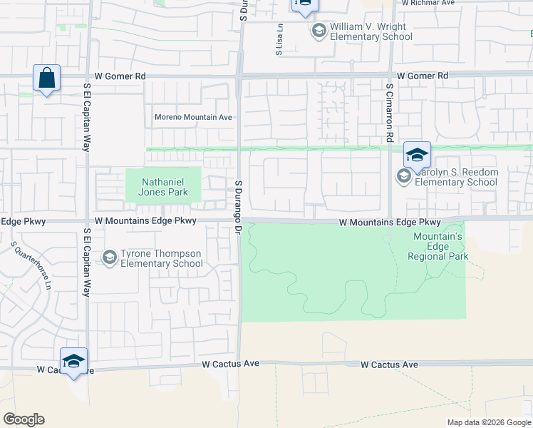 map of restaurants, bars, coffee shops, grocery stores, and more near 8537 Brackenfield Avenue in Las Vegas