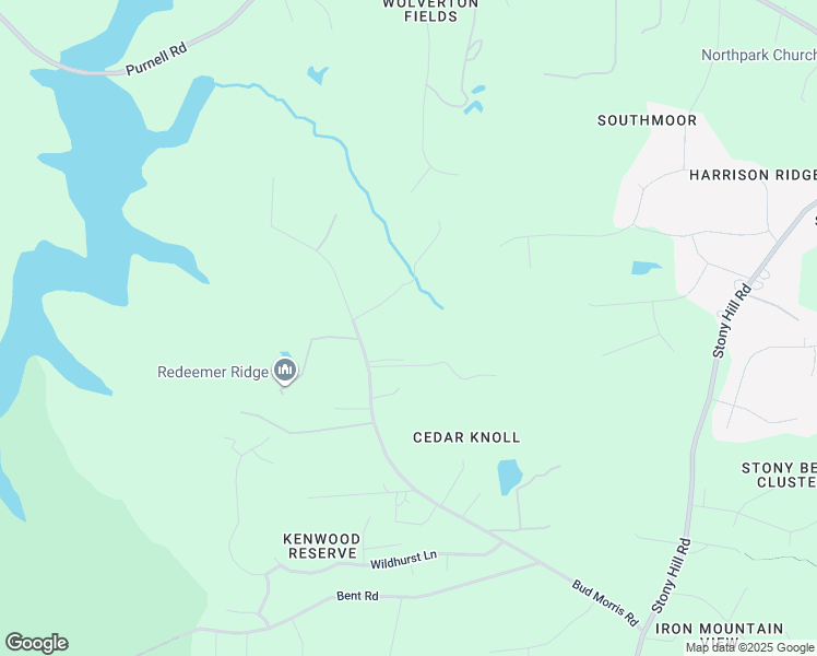 map of restaurants, bars, coffee shops, grocery stores, and more near 8024 Bud Morris Road in Wake Forest