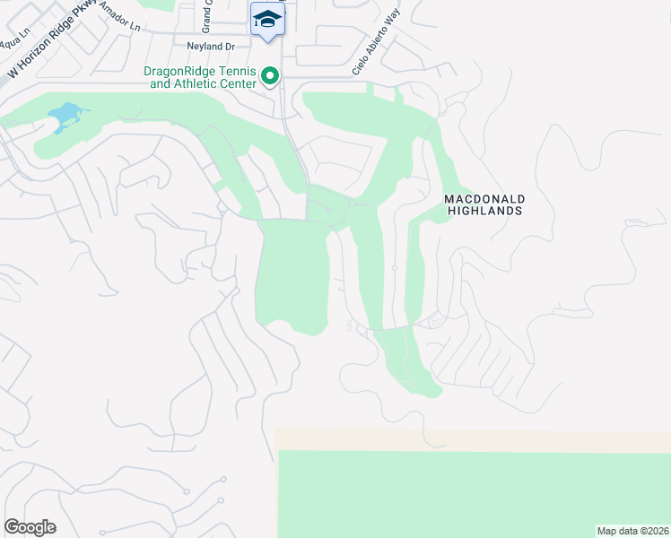 map of restaurants, bars, coffee shops, grocery stores, and more near 1203 Macdonald Ranch Drive in Henderson